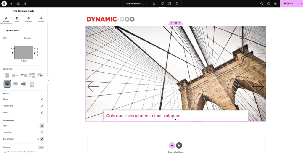 Dynamic Content for Elementor image