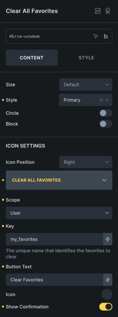 clear_favorites